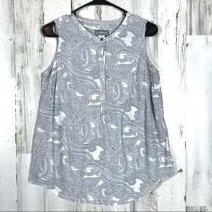 Liz Claiborne | Paisley Design Blouse Medium